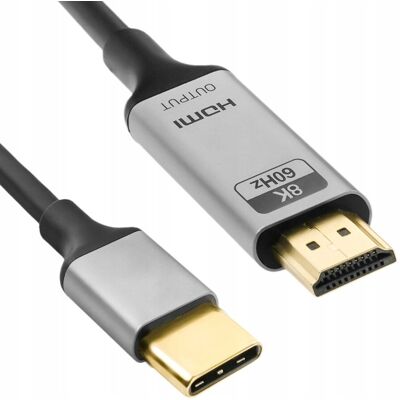 Adapter Usb-C 3.1 Hdmi 8k Kabel Spacetronik Kch-Spa015 1,5m Przejściówka Adapter Usb-C 3.1 Hdmi 8k Kabel Spacetronik Kch-Spa015 1,5m Przejściówka