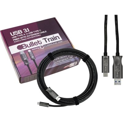 AVPro Edge Bullet Train 15m kabel USB 3.1 USB-C optyczny SSF 10Gbps CL2 CL3 ACM AVPro Edge Bullet Train 15m kabel USB 3.1 USB-C optyczny SSF 10Gbps CL2 CL3 ACM