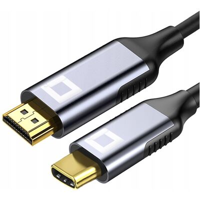 CO2 KABEL USB-C HDMI PRZEJŚCIÓWKA ADAPTER HUB USB TYP C DO HDMI MHL 8K 60HZ 2M CO2 KABEL USB-C HDMI PRZEJŚCIÓWKA ADAPTER HUB USB TYP C DO HDMI MHL 8K 60HZ 2M