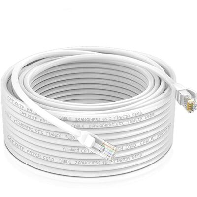 inna (Inny) Ethernet Cat 6 20 m, szybki kabel sieciowy LAN Ethernet ze złączami RJ45, 20 m kabel internetowy Cat6 10Gb/s, kabel krosowy AWG24, CCA inna (Inny) Ethernet Cat 6 20 m, szybki kabel sieciowy LAN Ethernet ze złączami RJ45, 20 m kabel internetowy Cat6 10Gb/s, kabel krosowy AWG24, CCA