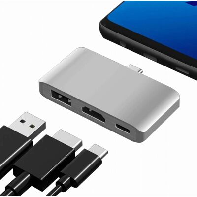 Inny producent Hub Multiport Usb-C 3.1 Na Usb-C / Hdmi 4k / Usb 3.0 Inny producent Hub Multiport Usb-C 3.1 Na Usb-C / Hdmi 4k / Usb 3.0