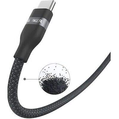 Kabel Anker 240w Usb-C Do Usb-C 1.8m Pd Czarny Kabel Anker 240w Usb-C Do Usb-C 1.8m Pd Czarny