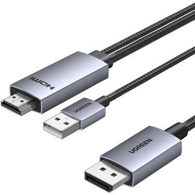 Kabel Displayport Hdmi Ugreen Hd169 4k 60hz 2m (Czarny) Kabel Displayport Hdmi Ugreen Hd169 4k 60hz 2m (Czarny)