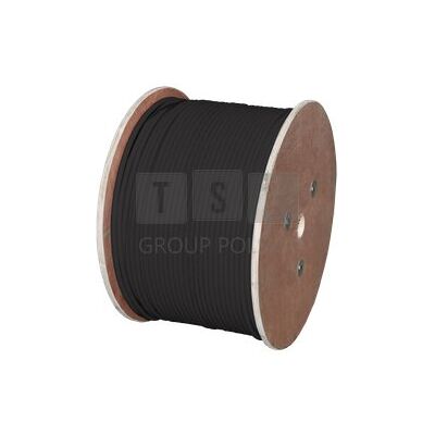 Inny producent Kabel F/UTP kat.6, teleinformatyczny, PE zewnętrzny żelowany, Fca 4x2x23 AWG, 1Gb/s (10Gb/s do 55m), czarny, 500m - ALANTEC Inny producent Kabel F/UTP kat.6, teleinformatyczny, PE zewnętrzny żelowany, Fca 4x2x23 AWG, 1Gb/s (10Gb/s do 55m), czarny, 500m - ALANTEC
