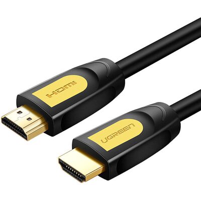 Kabel HDMI 1.4 UGREEN HD101, FullHD 60Hz, 10m (czarno-żółty) Kabel HDMI 1.4 UGREEN HD101, FullHD 60Hz, 10m (czarno-żółty)