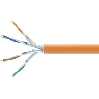 Inny producent Kabel instalacyjny Kat. 7 Simplex S/FTP DCA 305 m pomarańczowy LSZH Inny producent Kabel instalacyjny Kat. 7 Simplex S/FTP DCA 305 m pomarańczowy LSZH