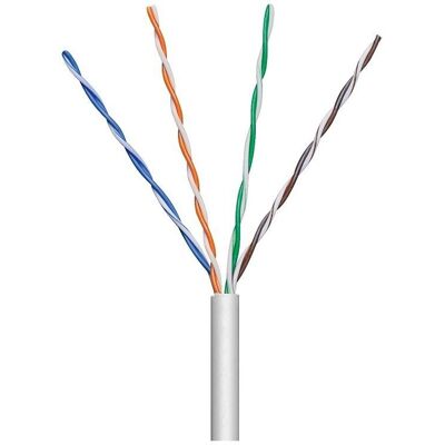 Kabel Instalacyjny Skrętka Techly Cat.5e Utp Linka 100% Miedź 305m. Szary Kabel Instalacyjny Skrętka Techly Cat.5e Utp Linka 100% Miedź 305m. Szary