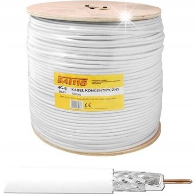 Inny producent KABEL KONCENTRYCZNY ANTENOWY 6.8MM PREMIUM 100% MIEDŹ 500M POGRUBIONA ŻYŁA Inny producent KABEL KONCENTRYCZNY ANTENOWY 6.8MM PREMIUM 100% MIEDŹ 500M POGRUBIONA ŻYŁA