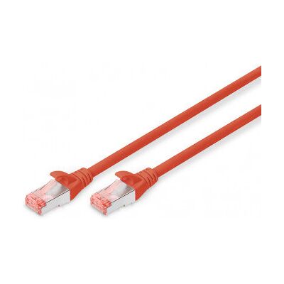 Digitus Kabel Krosowy (Patch Cord) Rj45-Rj45, Kat.6, S/ftp, Awg 27/7, Lsoh, 0.25m, Czerwony, 1szt Digitus Kabel Krosowy (Patch Cord) Rj45-Rj45, Kat.6, S/ftp, Awg 27/7, Lsoh, 0.25m, Czerwony, 1szt