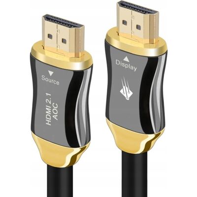 Inny producent Kabel optyczny przewód HDMI 2.1 48 Gb/s AOC 8K 60Hz HDR 10 eARC 25m Inny producent Kabel optyczny przewód HDMI 2.1 48 Gb/s AOC 8K 60Hz HDR 10 eARC 25m