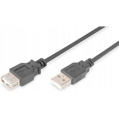 Kabel przedłużający USB2.0 Przedłużka DIGITUS 1,8m Kabel przedłużający USB2.0 Przedłużka DIGITUS 1,8m
