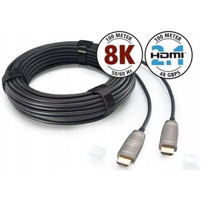 Kabel przewód HDMI 2.1 30m 8K 4K Eagle Cable Delux Kabel przewód HDMI 2.1 30m 8K 4K Eagle Cable Delux