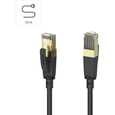 Kabel sieciowy Hama CAT 8 40 Gbit s S FTP 1,5 m Kabel sieciowy Hama CAT 8 40 Gbit s S FTP 1,5 m