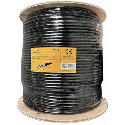 Inny producent Kabel sieciowy zewnętrzny Gembird FTP kat-6 żelowany 305m czarny Inny producent Kabel sieciowy zewnętrzny Gembird FTP kat-6 żelowany 305m czarny