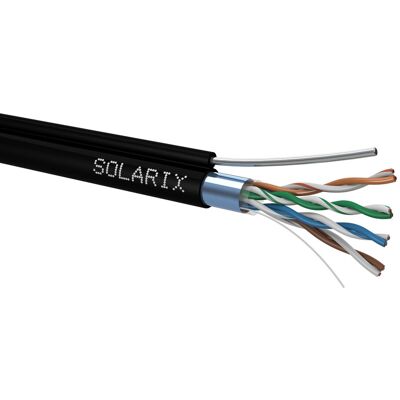 Inny producent KABEL SKRĘTKA SOLARIX CAT.5E F/UTP UV SUCHY Z LINKĄ NOŚNĄ 305m Inny producent KABEL SKRĘTKA SOLARIX CAT.5E F/UTP UV SUCHY Z LINKĄ NOŚNĄ 305m