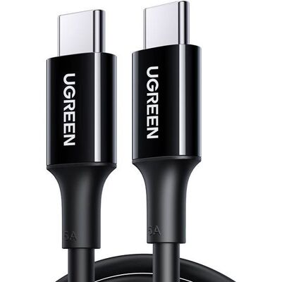 Kabel Usb-C Do Usb-C Ugreen Us300, 100w, 5a, 1m (Czarny) Kabel Usb-C Do Usb-C Ugreen Us300, 100w, 5a, 1m (Czarny)