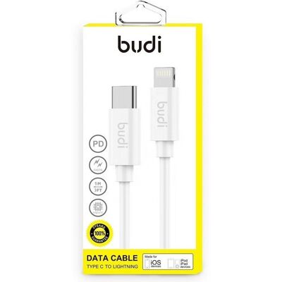 Kabel USB-C - Lightning BUDI, 1 m Kabel USB-C - Lightning BUDI, 1 m