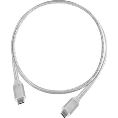 Kabel Usb Silverstone Usb-C - Usb-C 1 M Biały (52037) Kabel Usb Silverstone Usb-C - Usb-C 1 M Biały (52037)