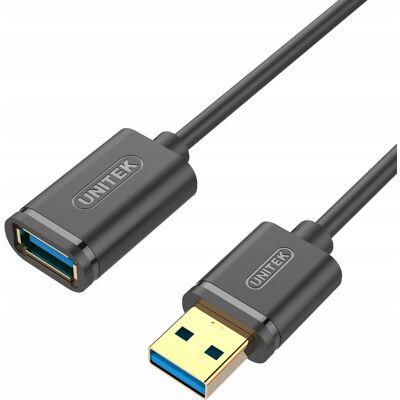 Unitek Kabel Usb Usba Usba 0.5 M Czarny (Yc456gbk) Unitek Kabel Usb Usba Usba 0.5 M Czarny (Yc456gbk)