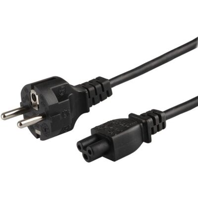 Kabel zasilający IEC C5 - wtyczka hybrydowa C/E/F Savio CL-81, 1.8 m, 10 szt. Kabel zasilający IEC C5 - wtyczka hybrydowa C/E/F Savio CL-81, 1.8 m, 10 szt.