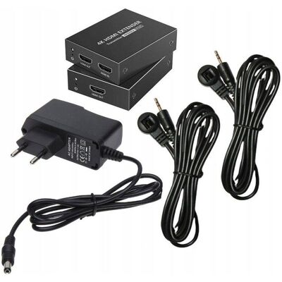 Spacetronik Konwerter Sygnału Hdmi Na Lan Po Kablu Utp Kat 5/6 Nadajnik Odbiornik 4k Spacetronik Konwerter Sygnału Hdmi Na Lan Po Kablu Utp Kat 5/6 Nadajnik Odbiornik 4k
