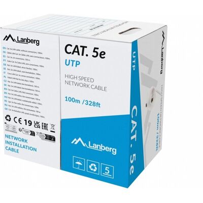 Kabel Ethernet Lanberg CAT.5E 100M Szary Kabel Ethernet Lanberg CAT.5E 100M Szary