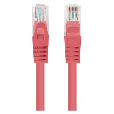 Lanberg - Kabel sieciowy - 3M - 4,8mm - U/UTP, Nieekranowany - Cat 5/5E - Wielożyłowy - Czerwony Lanberg - Kabel sieciowy - 3M - 4,8mm - U/UTP, Nieekranowany - Cat 5/5E - Wielożyłowy - Czerwony