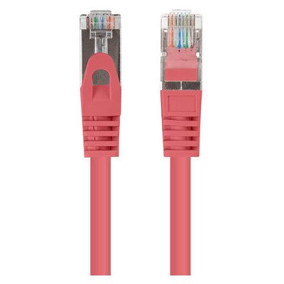 Lanberg Ethernet Patch Kabel - Cat6 F/UTP - 1m - Czerwony - Opakowanie 10 Lanberg Ethernet Patch Kabel - Cat6 F/UTP - 1m - Czerwony - Opakowanie 10