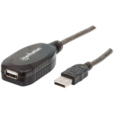 Manhattan Kabel / Przedłużacz Aktywny Usb2.0 A-A M/f 10m. Manhattan Kabel / Przedłużacz Aktywny Usb2.0 A-A M/f 10m.