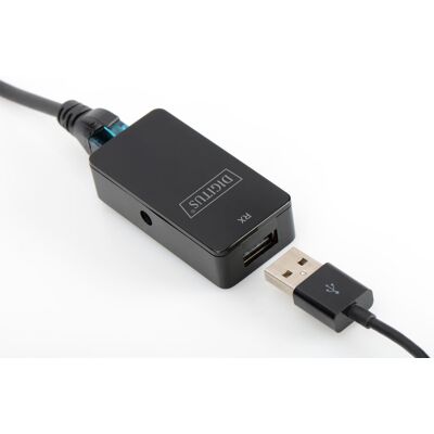 Inny producent Przedłużacz/Extender DIGITUS USB 2.0 po skrętce Cat.5e/6 UTP, do 50m / DA-70141 Inny producent Przedłużacz/Extender DIGITUS USB 2.0 po skrętce Cat.5e/6 UTP, do 50m / DA-70141