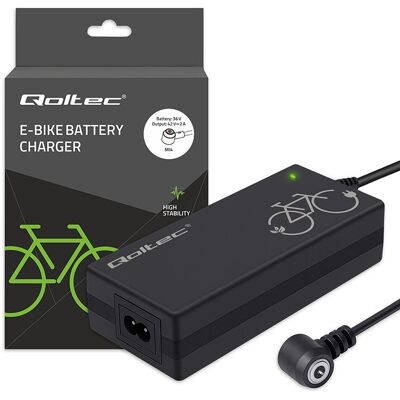 Qoltec Szybka Ładowarka do roweru elektrycznego 36V 42V 2A Mi4 Magnetic TIP +kabel zasilający Qoltec Szybka Ładowarka do roweru elektrycznego 36V 42V 2A Mi4 Magnetic TIP +kabel zasilający