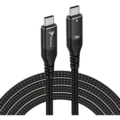 Reagle Kabel Thunderbolt 4 Pro Usb-C Pd 100w 8k 40 Gbps Macbook Pro Air 2m Reagle Kabel Thunderbolt 4 Pro Usb-C Pd 100w 8k 40 Gbps Macbook Pro Air 2m