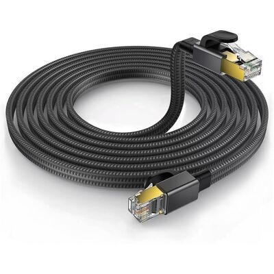 Reagle Płaski Kabel Ethernet Rj45 Cat8 40Gbps 15M Lan Reagle Płaski Kabel Ethernet Rj45 Cat8 40Gbps 15M Lan