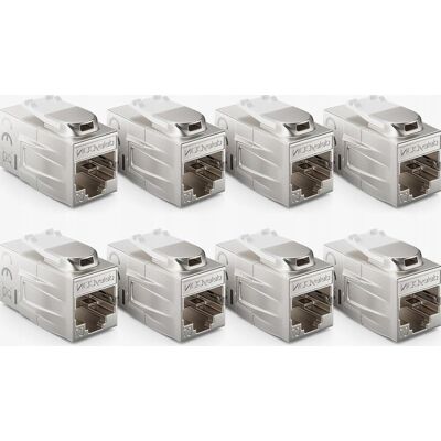 Inny producent SPRZĘGŁO 8 SZTUK METALOWE RJ45 ZŁĄCZE LAN ETHERNET KABEL SIECIOWY Inny producent SPRZĘGŁO 8 SZTUK METALOWE RJ45 ZŁĄCZE LAN ETHERNET KABEL SIECIOWY