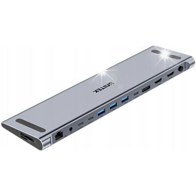 Inny producent Stacja dokująca Unitek UHub15+ USB-C - 4K HDMI DP USB RJ-45 SD PD 100W KVM Inny producent Stacja dokująca Unitek UHub15+ USB-C - 4K HDMI DP USB RJ-45 SD PD 100W KVM
