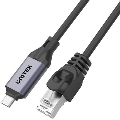 Unitek Kabel Ethernet USB C RJ-45 LAN, przewód sieciowy, 3m Unitek Kabel Ethernet USB C RJ-45 LAN, przewód sieciowy, 3m