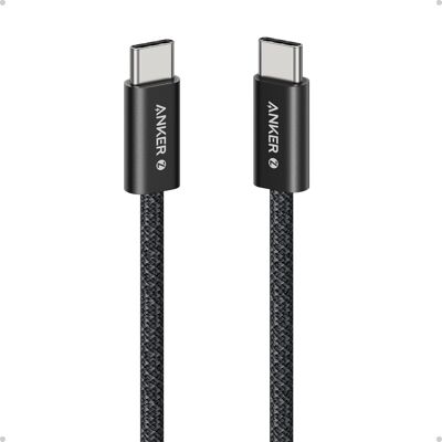 Anker Kabel Usb-C Do Usb-C 240 W 90 Cm Pleciony Czarny A8060 Anker Kabel Usb-C Do Usb-C 240 W 90 Cm Pleciony Czarny A8060
