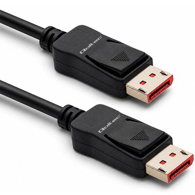 Qoltec Kabel Displayport V2.1 Męski Displayport V2.1 Męski 8k 54g 5m Qoltec Kabel Displayport V2.1 Męski Displayport V2.1 Męski 8k 54g 5m