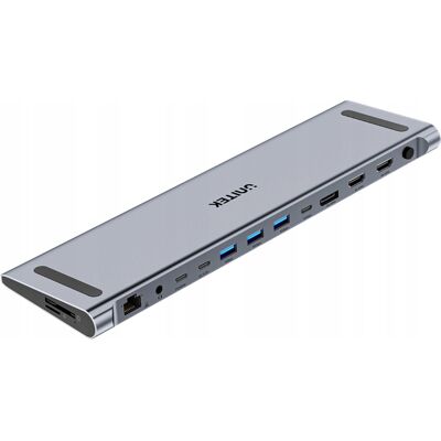 Inny producent Stacja Dokująca Kvm, Potrójne Wyjście 4k, Usb-C, Mst, Hdmi 2.0 Unitek Inny producent Stacja Dokująca Kvm, Potrójne Wyjście 4k, Usb-C, Mst, Hdmi 2.0 Unitek
