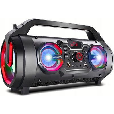 Inny producent GŁOŚNIK BLUETOOTH z RADIEM DUŻY BEZPRZEWODOWY WEJŚCIE MIKROFON do KARAOKE Inny producent GŁOŚNIK BLUETOOTH z RADIEM DUŻY BEZPRZEWODOWY WEJŚCIE MIKROFON do KARAOKE
