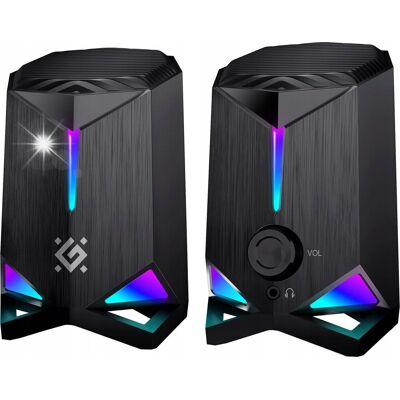 Inny producent Głośniki Defender GRAVITY 2.0 6W USB podświetlenie LED RGB Inny producent Głośniki Defender GRAVITY 2.0 6W USB podświetlenie LED RGB