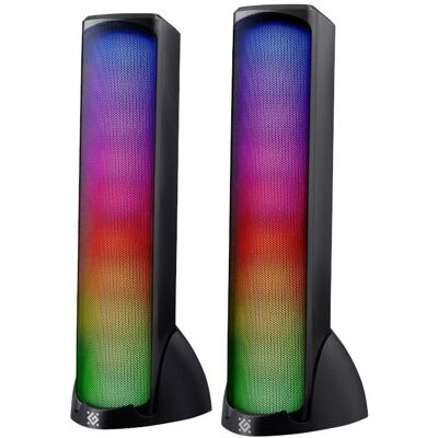 Głośniki Defender SKYPULSE 2.0 10W Bluetooth USB podświetlenie RGB Głośniki Defender SKYPULSE 2.0 10W Bluetooth USB podświetlenie RGB