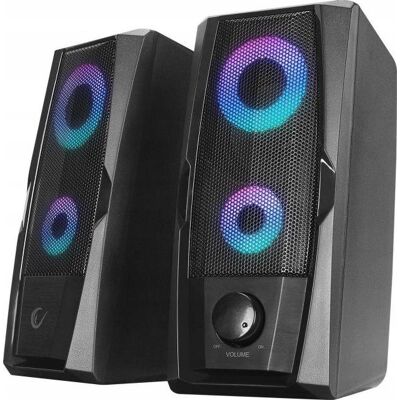 Inny producent Głośniki Komputerowe Rampage Rms-X9 6W Rgb Czarne 2.0 Usb Inny producent Głośniki Komputerowe Rampage Rms-X9 6W Rgb Czarne 2.0 Usb