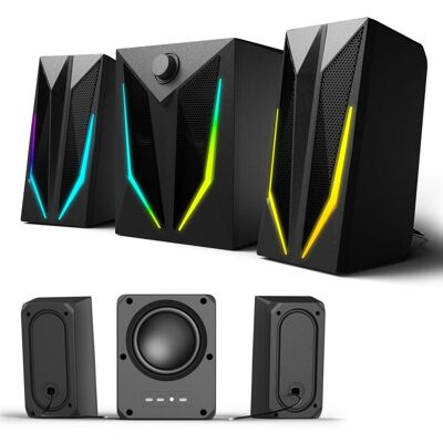 GŁOŚNIKI KOMPUTEROWE URAGE BLAST-R 621 20W LED SUBWOOFER STEREO JACK USB PC GŁOŚNIKI KOMPUTEROWE URAGE BLAST-R 621 20W LED SUBWOOFER STEREO JACK USB PC