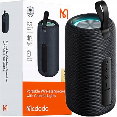 MCDODO GŁOŚNIK BLUETOOTH PRZENOŚNY MAŁY 10H USB-C BEZPRZEWODOWY SZARY MCDODO GŁOŚNIK BLUETOOTH PRZENOŚNY MAŁY 10H USB-C BEZPRZEWODOWY SZARY
