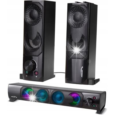 Inny producent GŁOŚNIKI KOMPUTEROWE 2.0 do KOMPUTERA LAPTOPA 2w1 SOUNDBAR ZASILANIE USB Inny producent GŁOŚNIKI KOMPUTEROWE 2.0 do KOMPUTERA LAPTOPA 2w1 SOUNDBAR ZASILANIE USB