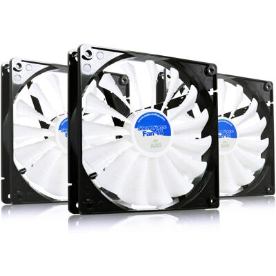 3x AABCOOLING Silent Force Fan 14 cm 140mm - Wydajny Wentylator do Chłodzenia Procesora, Obudowy i Zasilacza PC z Łożyskiem FDB 3x AABCOOLING Silent Force Fan 14 cm 140mm - Wydajny Wentylator do Chłodzenia Procesora, Obudowy i Zasilacza PC z Łożyskiem FDB