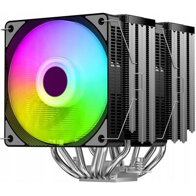Inny producent Chłodzenie CPU Procesora Aktywne ARGB Dual Fan INTEL AMD Inny producent Chłodzenie CPU Procesora Aktywne ARGB Dual Fan INTEL AMD