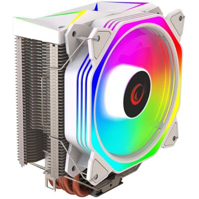 Chłodzenie CPU Rampage Octagon C50 LGA 1700/AM5 1800RPM wentylator 120mm ARGB white Chłodzenie CPU Rampage Octagon C50 LGA 1700/AM5 1800RPM wentylator 120mm ARGB white
