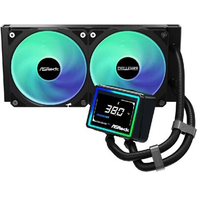 Chłodzenie wodne ASRock Challenger 240 Digital 2x120mm Chłodzenie wodne ASRock Challenger 240 Digital 2x120mm